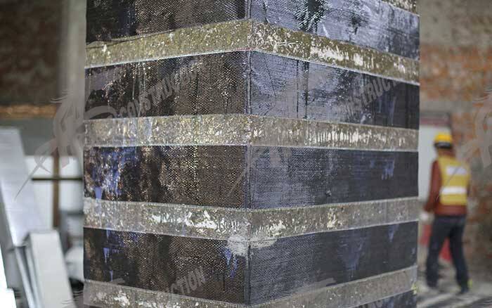 CFRP strengthening system column reinfrocement