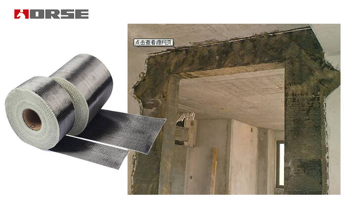 Opening retrofitting by 300g carbon fiber reinfroced polymer(CFRP) wrap Opening retrofitting by 300g carbon fiber reinfroced polymer(CFRP) wrap
