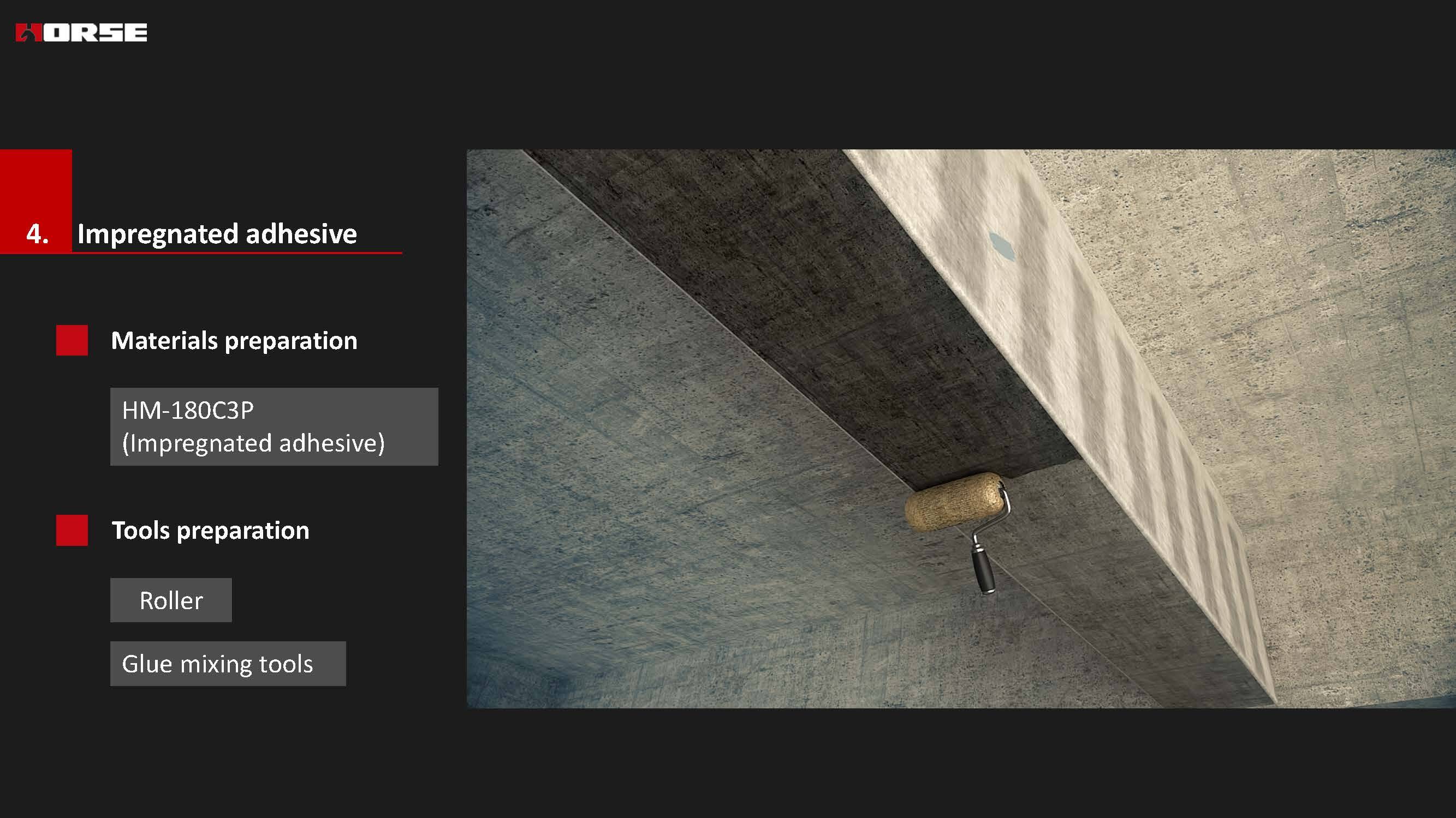 Glue Carbon Fiber to Concrete for Structural Strengthen Glue Carbon Fiber to Concrete for Structural Strengthen