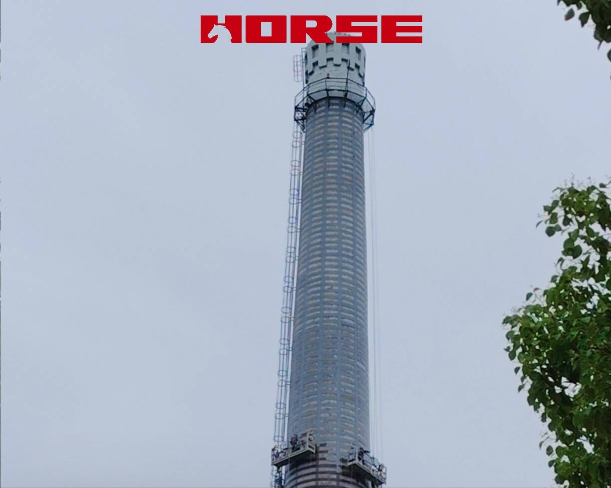 Chimneys & Smoke Stacks Repair By Carbon Fiber Reinforced Polymer(CFRP)