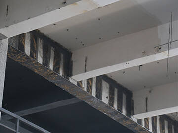 Beam strengthening-building utilization item