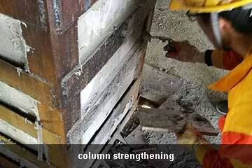 steel jacketing retrofitting