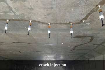crack injection concrete repair