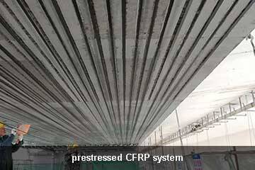 bridge repair by prestressed cfrp plate