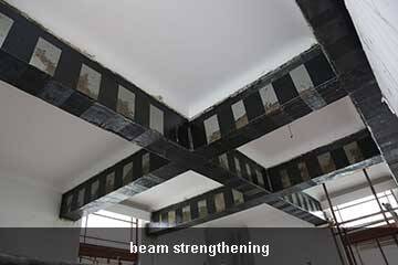bonding uni carbon fiber on beam