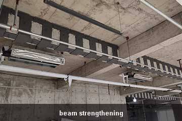 bonding steel plate on concrete