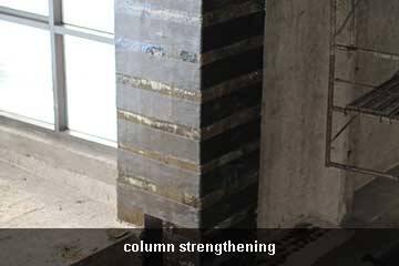 strengthening with carbon fiber sheet