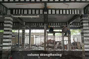 unidirectional cfrp wrap strengthening