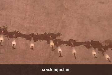 Crack Injection and Crack Repair