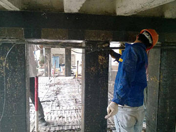 FRP jacketing--Nanjing Golden Austrian Building