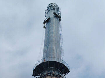 Chimneys & Smoke Stacks Repair By Carbon Fiber Reinforced Polymer(CFRP) in Mongolia