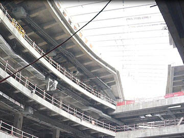 Carbon Fiber Reinforced Four-Story Concrete Railway Station